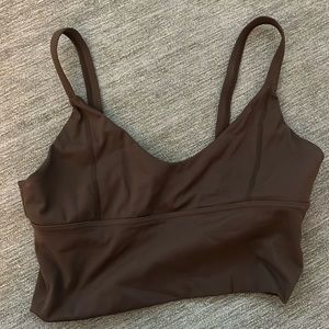 brown popflex top